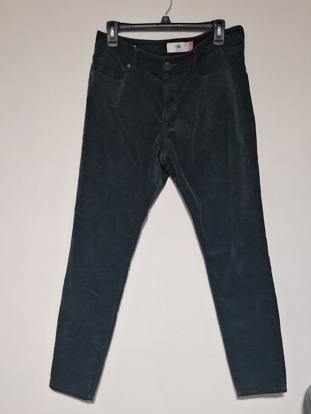 CAbi Forest Green Corduroy Pants